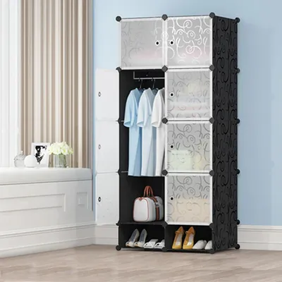 Produktbild von Kleiderschrank mit Ablage und Schuhraum