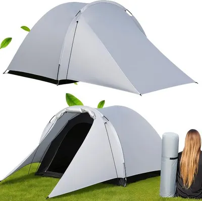 Immagine prodotto di Tenda per 3 persone campeggio escursionismo copertura vestibolo