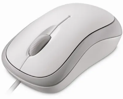 Produktbild von Microsoft Basic Optical Mouse weiß USB