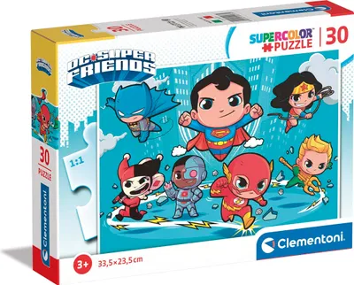 Image de Clementoni Puzzle 30 SuperKolor DC Comics Superfriends 20277