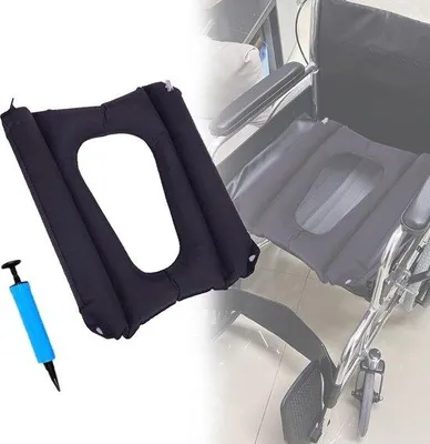 Produktbild von Famanu Aufblasbares Anti-Hämorrhoiden Stillkissen zur Druckentlastung für Rollstühle - 1 Stück