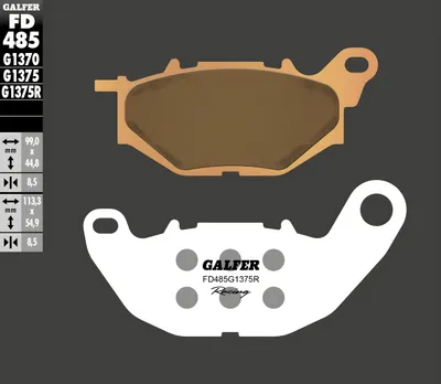 Image de Plaquettes de frein Galfer FD485G1375R métal fritté Racing SPORT