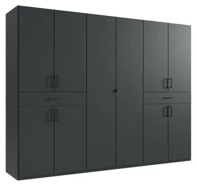 Produktbild von Kleiderschrank Tibet Drehtürenschrank Ausführung wählbargraphit