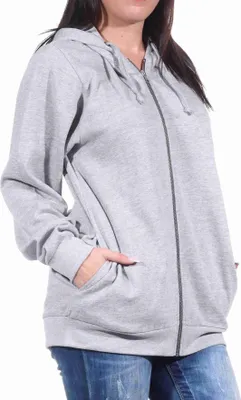 Produktbild von Uni Trainings-Jacke mit Kapuze für Hausanzug Oberteil;grau,M