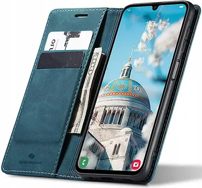 Immagine prodotto di SPACECASE Custodia flip a portafoglio per Galaxy A55 5G Blu