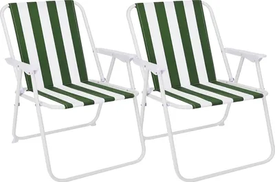 Image de 2'er set chaise de camping tissu Oxfort métal différentes couleurs