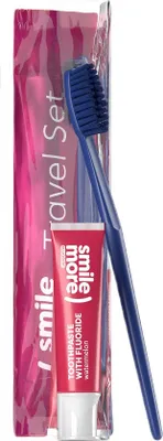 Image de HiSkin Smile dentifrice 30ml + brosse à dents Rouge
