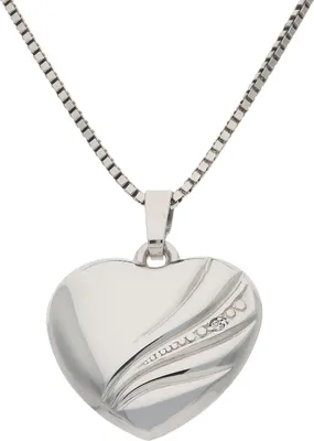 Produktbild von JuwelmaLux Anhänger 925/000 Sterling Silber Herz mit Zirkonia JL19-02-0046