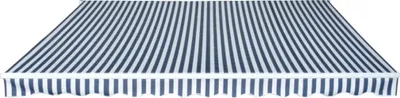 Image de vidaXL Store banne 450 cm bleu/blanc