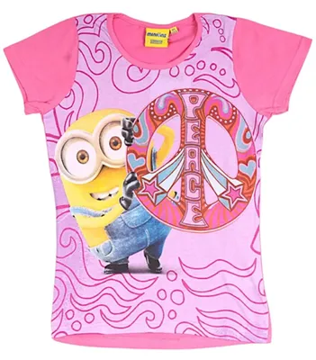Produktbild von T-Shirt Minions - Bob  Pink 116 cm