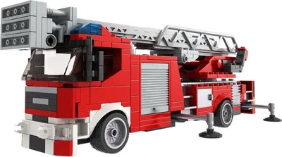 Produktbild von Schäfer Toy Company GmbH BRIXIES Plus Drehleiter / Turntable lad.