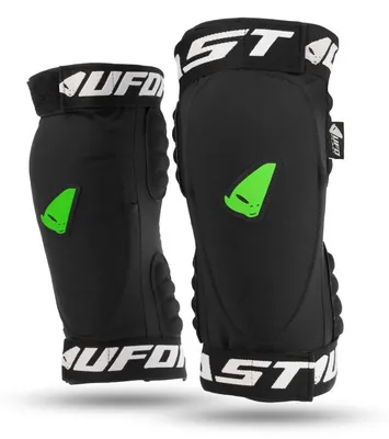 Imagen del producto de Ufo Spartan: Rodilleras negras, talla S-M. Color: Negro, talla S-M