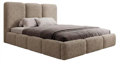 Obrázok produktu pre Čalúnená posteľ DreamLux Capri 200 x 200 cm s roštom a úložným priestorom látka Loop 8, productTiles.product.images.aiGenerated