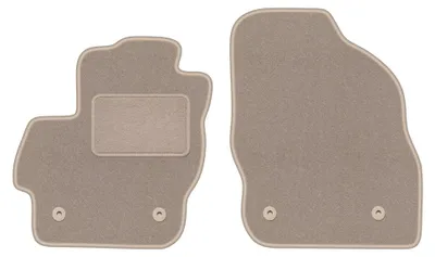 Obrázok produktu pre Predné velúrové koberce pre: Mazda 3 II BL 2008-2013 (hatchback/sedan) – 2 ks, béžové, na mieru – Wielganizator LUX