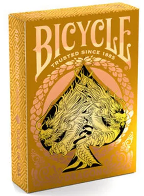 Produktbild von Bicycle® Kartendeck - Gold Dragon Kartenspiel Spielkarten Pokerkarten Single Deck