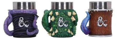 Immagine prodotto di Set Dungeons & Dragons con 3 mini boccali Mini Monster da 9 cm