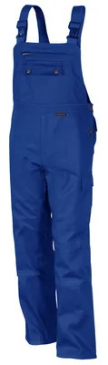 Produktbild von Qualitex Arbeitshose - comfortable Latzhose - faserverstätkte Arbeitshose aus MG 300 g - in Farbe: kornblau - Herren: 64 - Damen: 58
