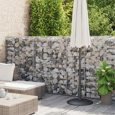 Obrázek produktu pro vidaXL Gabionová stěna s krytem z pozinkované oceli 600 × 50 × 150 cm