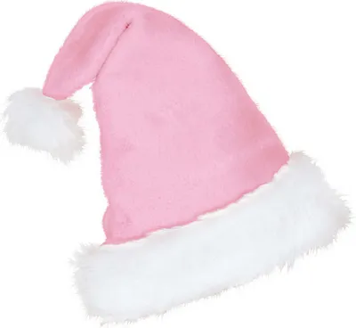 Produktbild von narrenwelt narrenwelt narrenwelt Nikolausmütze rosa edel Plüsch mit Bommel Nikolaus Mütze Weihnachtsmütze Einheitsgröße