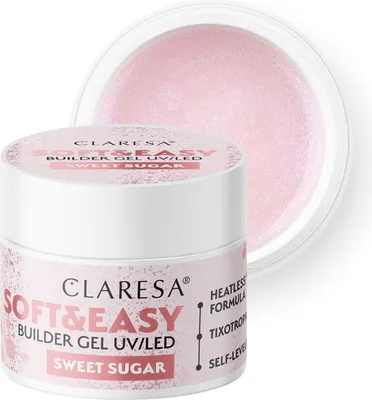 Produktbild von Claresa Aufbaugel Soft&Easy Gel süßer Zucker 90g