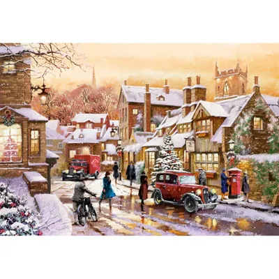 Produktbild von Castorland Puzzle Winter-Nostalgie - 1000 Teile - Vintage Winterland