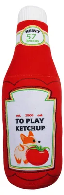Produktbild von Beeztees Ketchup Hundespielzeug Plüsch Rot 30x9x9 cm