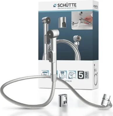 Obrázek produktu pro SCHÜTTE umyvadlová ruční sprcha, ruční sprchový set s hadicí, sprcha s fénem, sprcha na vlasy, bidetová sprcha