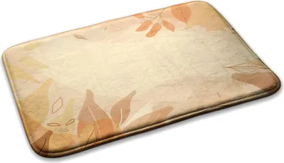 Produktbild von Teppich Wohnzimmer Schlafzimmer Modern - 90 cm x 60 cm - Blätter Und Hintergrund