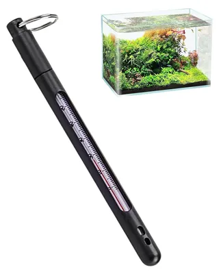 Productafbeelding van Temperatuurmeter Visserij - Aquarium Thermometer - Water Temperatuur - Snel en Precisie - 15 cm Lengte - Zwart