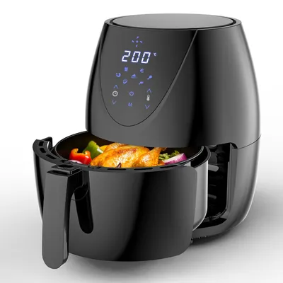 Produktbild von FRITTO A AIR – Frittata ohne Öl 4,5 L – 2500 W Turbo – LED-Tastdisplay