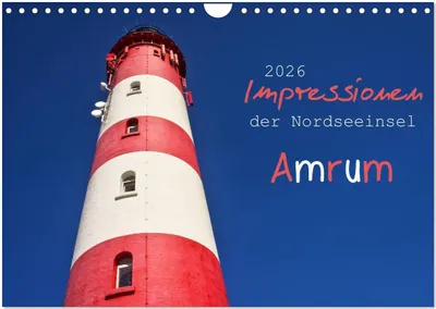 Produktbild von Impressionen der Nordseeinsel Amrum (Wandkalender 2026 DIN A4 quer), CALVENDO Monatskalender