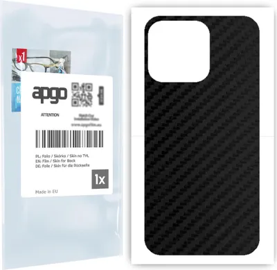 Produktbild von apgo Rückseite Schutzfolie für Apple iPhone 13 Pro -  Hinten Schutzfolie Carbon, Rückseite Folie schützt vor Kratzern und Fingerabdrücken