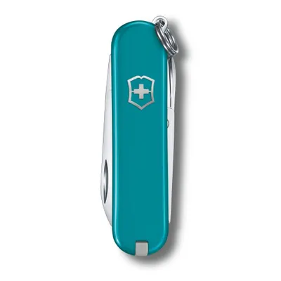 Produktbild von Victorinox 0.6223.23G Classic SD Colors Mountain Lake Multifunktionsmesser, türkis, 7 Funktionen