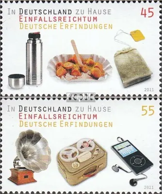 Produktbild von Briefmarken BRD (BR.Deutschland) 2011 Mi 2891-2892 (kompl.Ausg.) FDC Deutsche Erfindungen