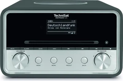 Obrázek produktu pro TechniSat Digitradio 586, Osobní, Analogový a digitální, DAB+, FM, 87,5 - 108 MHz, 174 - 240 MHz, 20 W