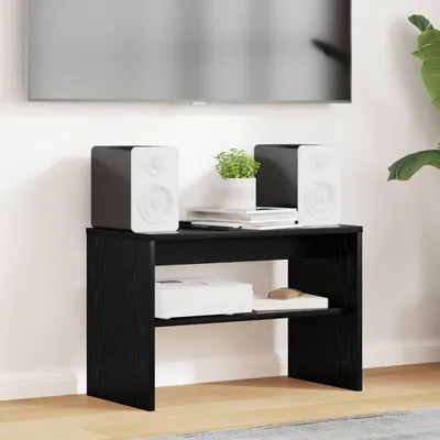 Produktbild von "Schlussverkauf" TV-Schränk hochwertigem - TV-Lowboard - Max. Gewicht: 60 kg - Schwarz Eichen-Optik 60x30x40 cm Holzwerkstoff  C14500