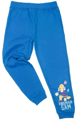 Produktbild von Feuerwehrmann Sam Jogginghose für Jungen Kinder Trainingshose Sweathose Hose Blau 110-116