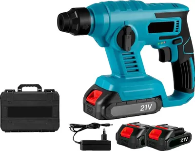 Produktbild von Schlagbohrmaschine, Duale Arbeitsmodi, Bürstenloser Motor, 2 Batterien