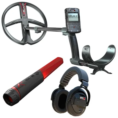 Produktbild von XP DEUS 2 II 28 FMF RC WSA XL ST Metalldetektor, 28cm Spule, WSA XL ST Kopfhörer + Gratis Mi6 (DEUS2-28FMFRCWSAXLSTG)