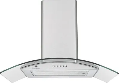 Produktbild von Dekorative Dunstabzugshaube – CONTINENTAL EDISON – CEH60GS2 – Klasse A – 60 x 47 x 50/84 cm – Edelstahl/Glas