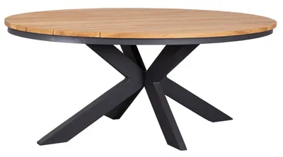 Produktbild von Gartentisch Tisch Terrassentisch Bellona 190x115 cm Oval Teak