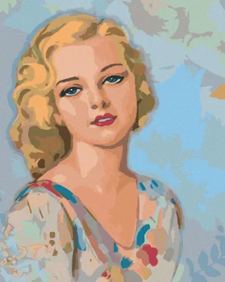 Produktbild von Zuty - Malen nach Zahlen - VINTAGE FRAU, 40x50 cm, mit Keilrahmen (bereits gespannt)