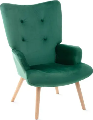 Produktbild von Křeslo obývací pokoj křeslo relaxační křeslo polohovací křeslo TV křeslo MOSS křeslo zelené 70x95cm HOMLA