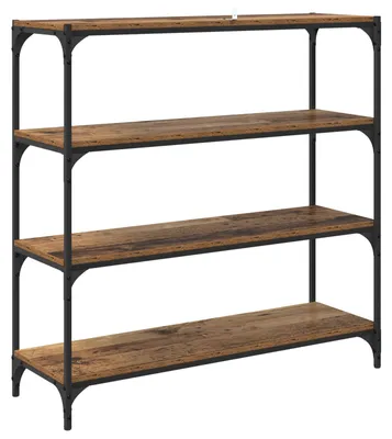 Obrázok produktu pre Regál z regenerovaného dreva 100 x 33 x 100 cm materiál na báze dreva