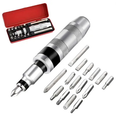 Productafbeelding van Handslagschroevendraaierset 16-delig, 1/2 inch schroefontgrendelingsset