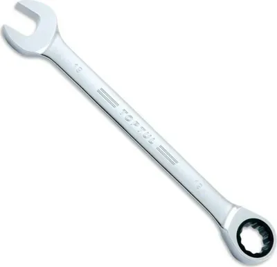 Produktbild von TOPTUL Ratschen-Ringgabelschlüssel AOAF0808 140mm Chrom-Vanadium-Stahl