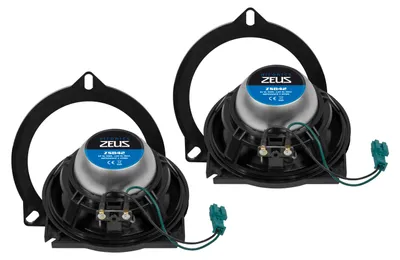 Image de Hifonics ZEUS ZSB42 Haut-parleur coaxial à 2 voies pour BMW/Mini, 10 cm