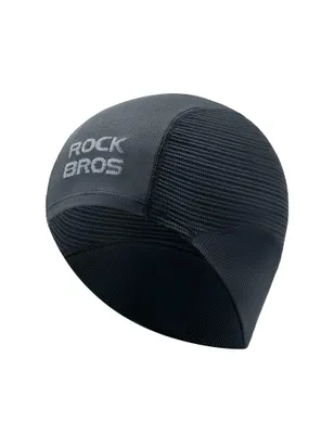 Produktbild von ROCKBROS Fahrradmütze Radmütze unter Helm, warm und winddicht mit Ohren- und Nackenschutz für Radfahren Winter Schwarz