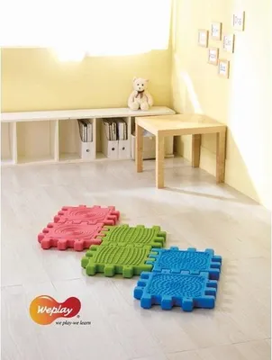 Image de Ensemble de construction tactile We-Block, blocs à empiler, pour la maternelle et le préscolaire