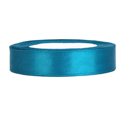 Produktbild von Satinband türkis B:12mm, L:25m